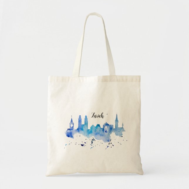 Sac bleu de Zurich (Devant)