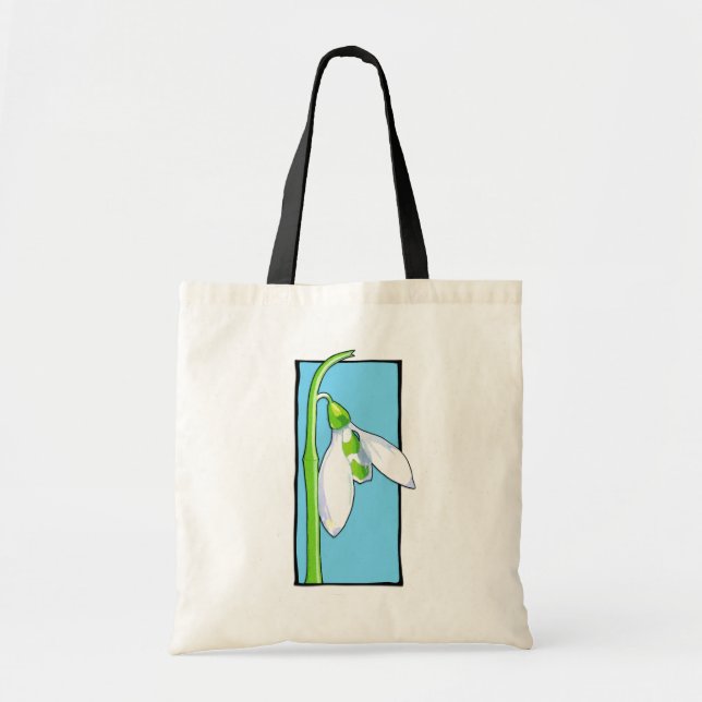 Sac bleu neige (Devant)