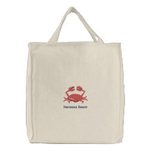 Plage personnalisée de crabe rouge