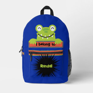 Sac Buddy Happy Green Frog Sac à dos personnalisé