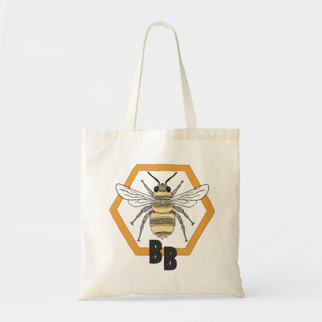 Sac cabas Bob's Bees (Devant)