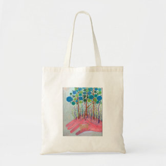 Sac cabas d'art japonais - Peinture à l'huile de f
