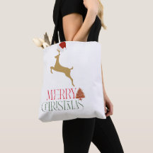 Sac cabas de Noël moderne
