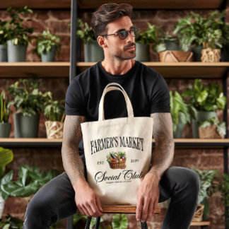 Sac cabas de nourriture fraîche du marché des agri