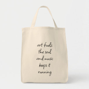 Sac Cabas Épicerie L'Art Alimente L'Âme