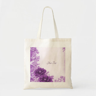 Sac cabas Fleurs Violettes Fleurissent