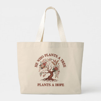 Sac cabas géant pour la Journée de l'arbre écologi