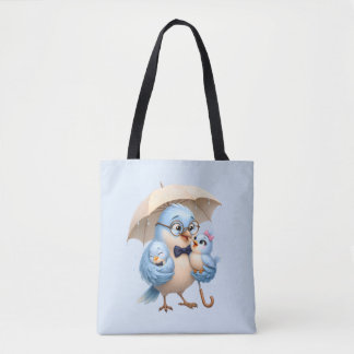 Sac cabas Papa Oiseau Cadeau Fête des Pères