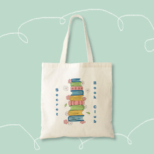 Sac cabas personnalisé pour club de lecture