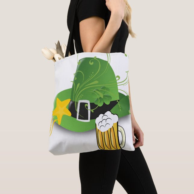 Sac cabas Saint Patrick Bière (De près)