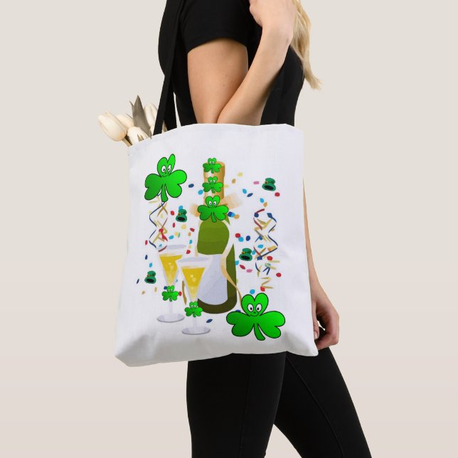 Sac cabas Saint Patrick jour de la Saint-Patrick T (De près)