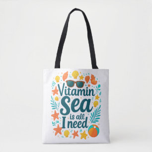 Sac cabas Vitamin Sea - Aventure sur la plage pour