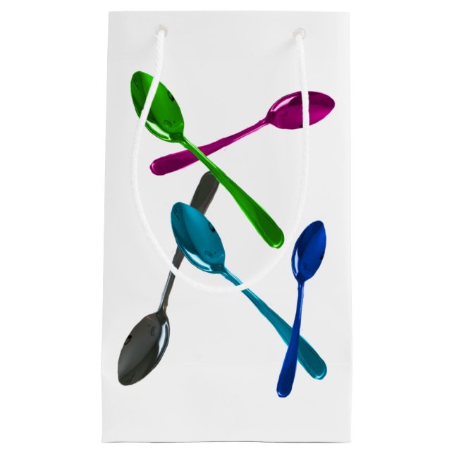 Sac cadeau à cuillères réfléchissantes culinaires (Devant)