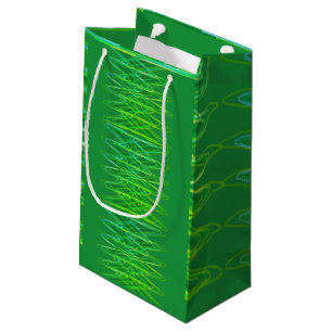 Sac cadeau à feuillage persistant en spirale