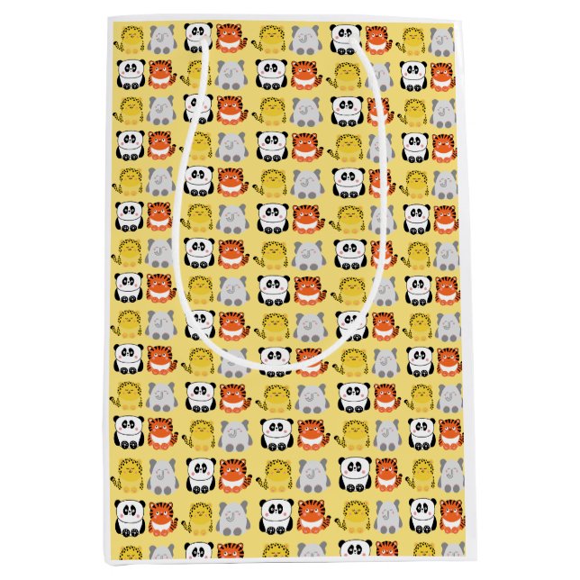 Sac cadeau animal style kawaii mignonne (Devant)