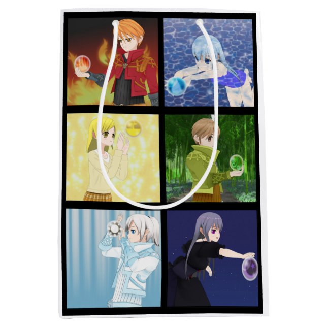 Sac cadeau Anime Style Elements (Devant)