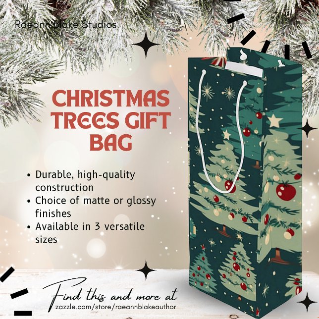 Sac cadeau Arbres de Noël (Créateur téléchargé)