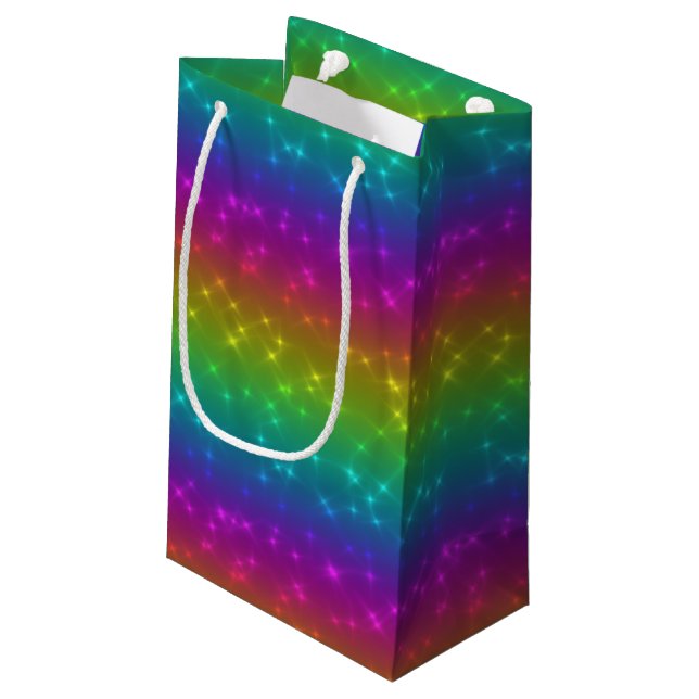 Sac cadeau Arc-en-ciel lumineux (Dos Angle)