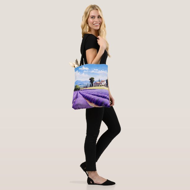 Sac cadeau avec lavande (Sur le modèle)