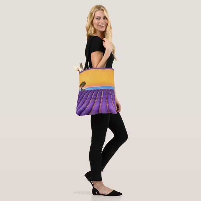 Sac cadeau avec lavande (Sur le modèle)