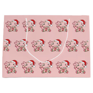Sac Cadeau Axolotl Animaux d'hiver Axolotls Grand Gi