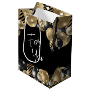 Sac cadeau Black Gold Parting Favoriser pour les c