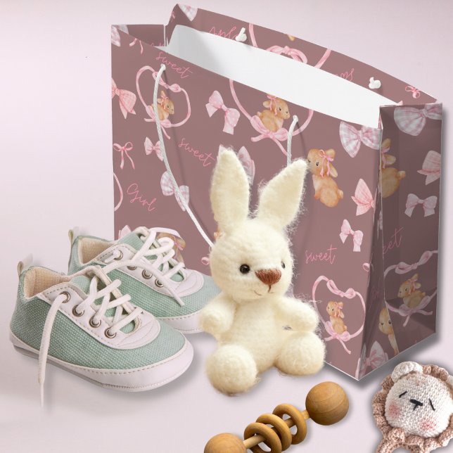 Sac cadeau Bunnies & Bows Cute (Créateur téléchargé)