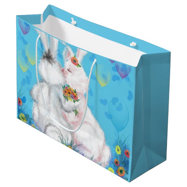Sac cadeau Bunny - Gros (Devant Angle)