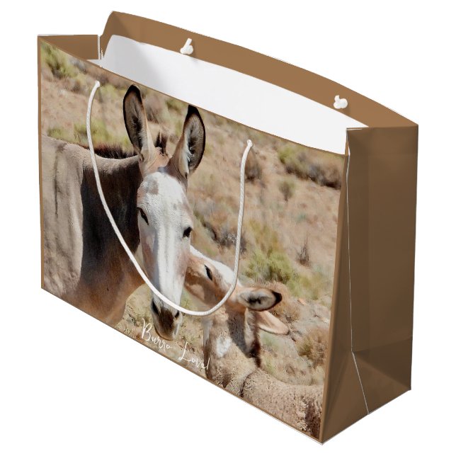 Sac cadeau Burro Love (Dos Angle)