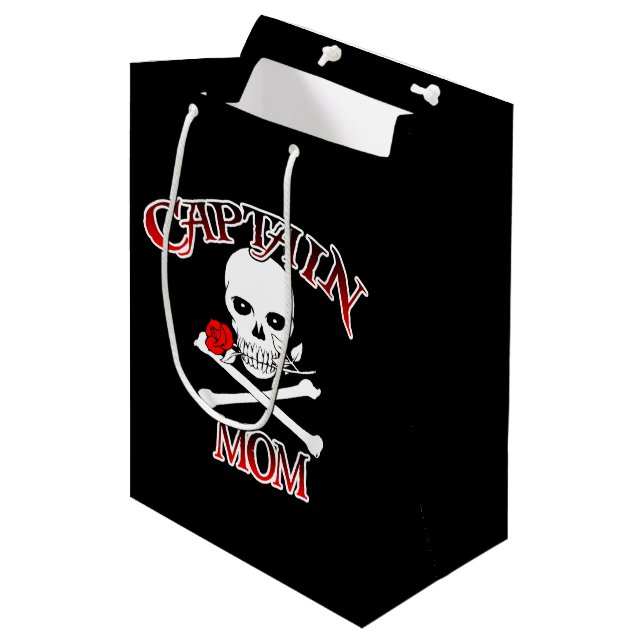 Sac cadeau Captain Mom (Devant Angle)