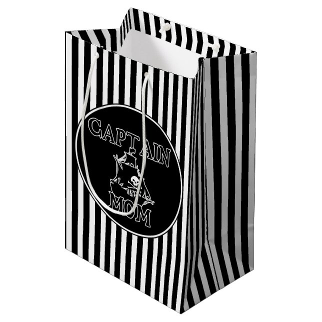 Sac cadeau Captain Mom (Devant Angle)