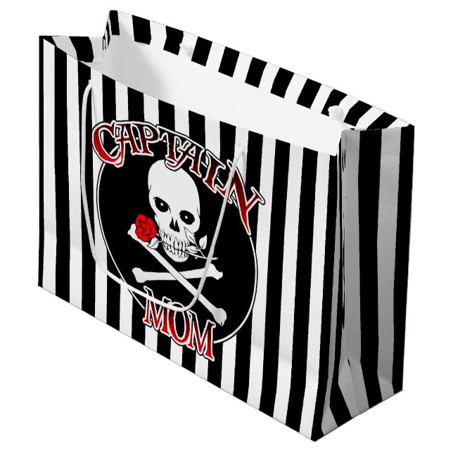 Sac cadeau Captain Mom (Devant Angle)