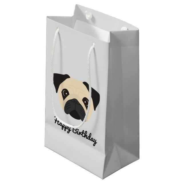 Sac cadeau carlin (Devant Angle)