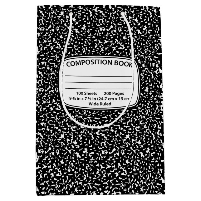 Sac cadeau Carnet Composition (Devant)