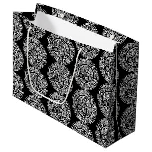 Sac Cadeau Cercle maya, hiéroglyphe mexicain (Maya) grand cad