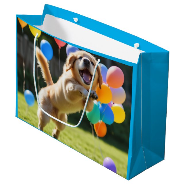 Sac cadeau chiot (Devant Angle)