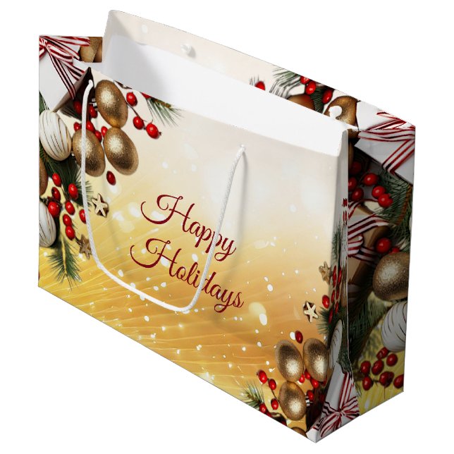 Sac cadeau chocolat bonbon (Devant Angle)