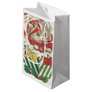 Sac cadeau Christmas Kitten