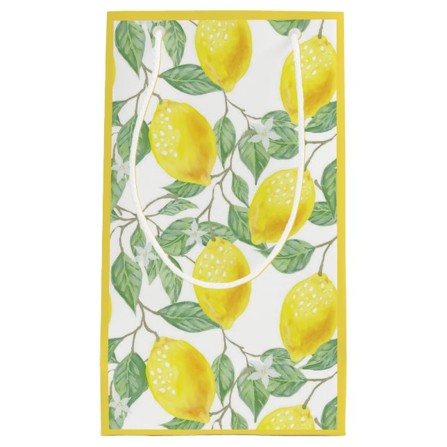 Sac cadeau citronnier (Devant)