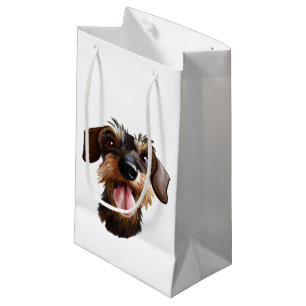 Sac Cadeau Dachshund Wirehair Petit