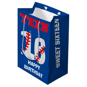 sac cadeau d'anniversaire de base-ball sport Ado