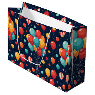 Sac cadeau de ballons d'anniversaire