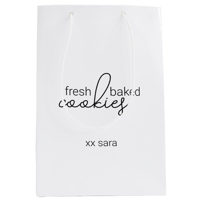Sac cadeau de biscuits frais (Devant)