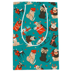 Sac cadeau de Chiens de Noël