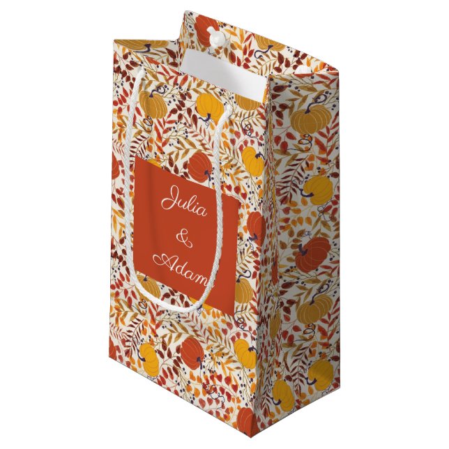 Sac Cadeau de Citrouille (Devant Angle)