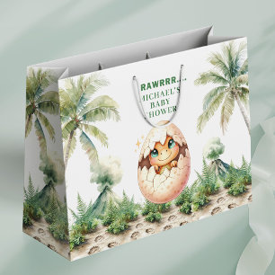 Sac Cadeau de Douche Mignon Bébé Dino Qui Éclos Bi