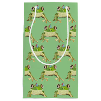 Sac cadeau de grenouille