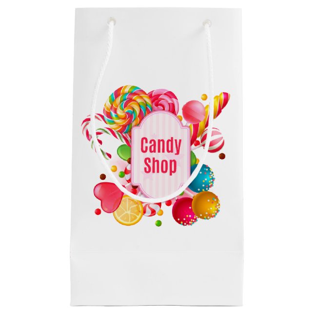 Sac cadeau de la boutique de bonbons (Devant)
