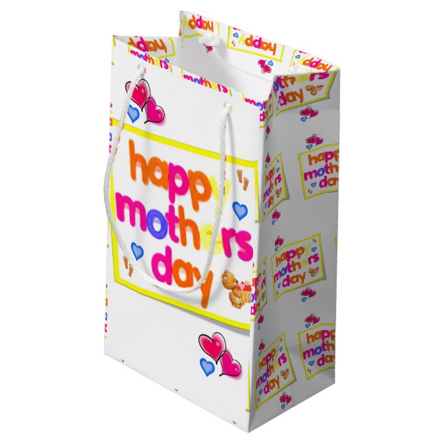 Sac cadeau de la fête des mères (Dos Angle)