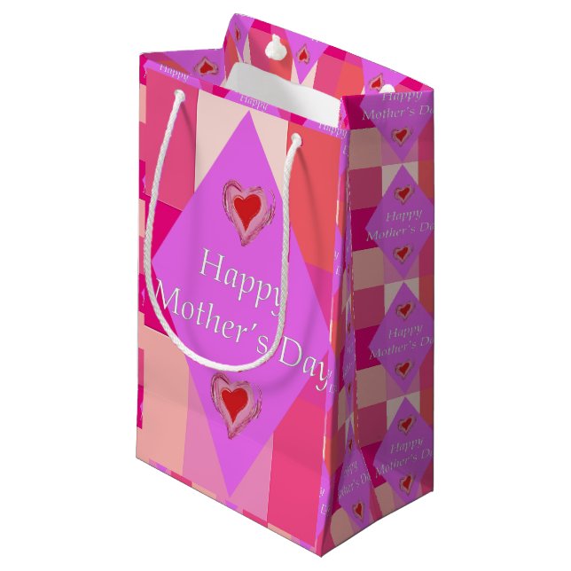 Sac cadeau de la fête des mères (Devant Angle)